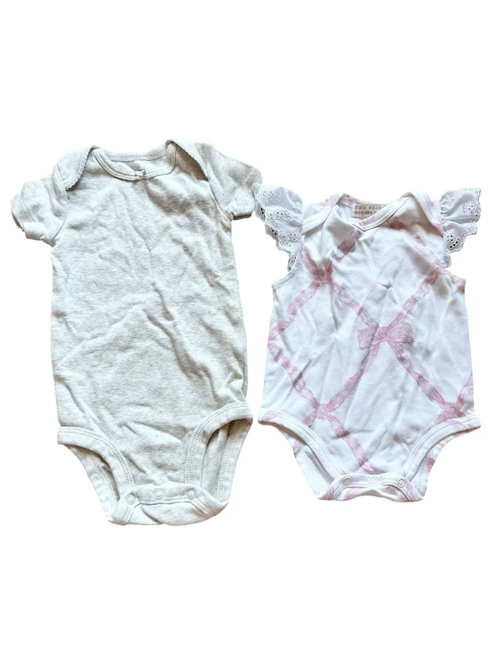Baby girl 12 piece Sz 3-6 Months bodysuit clothing lot in various brands